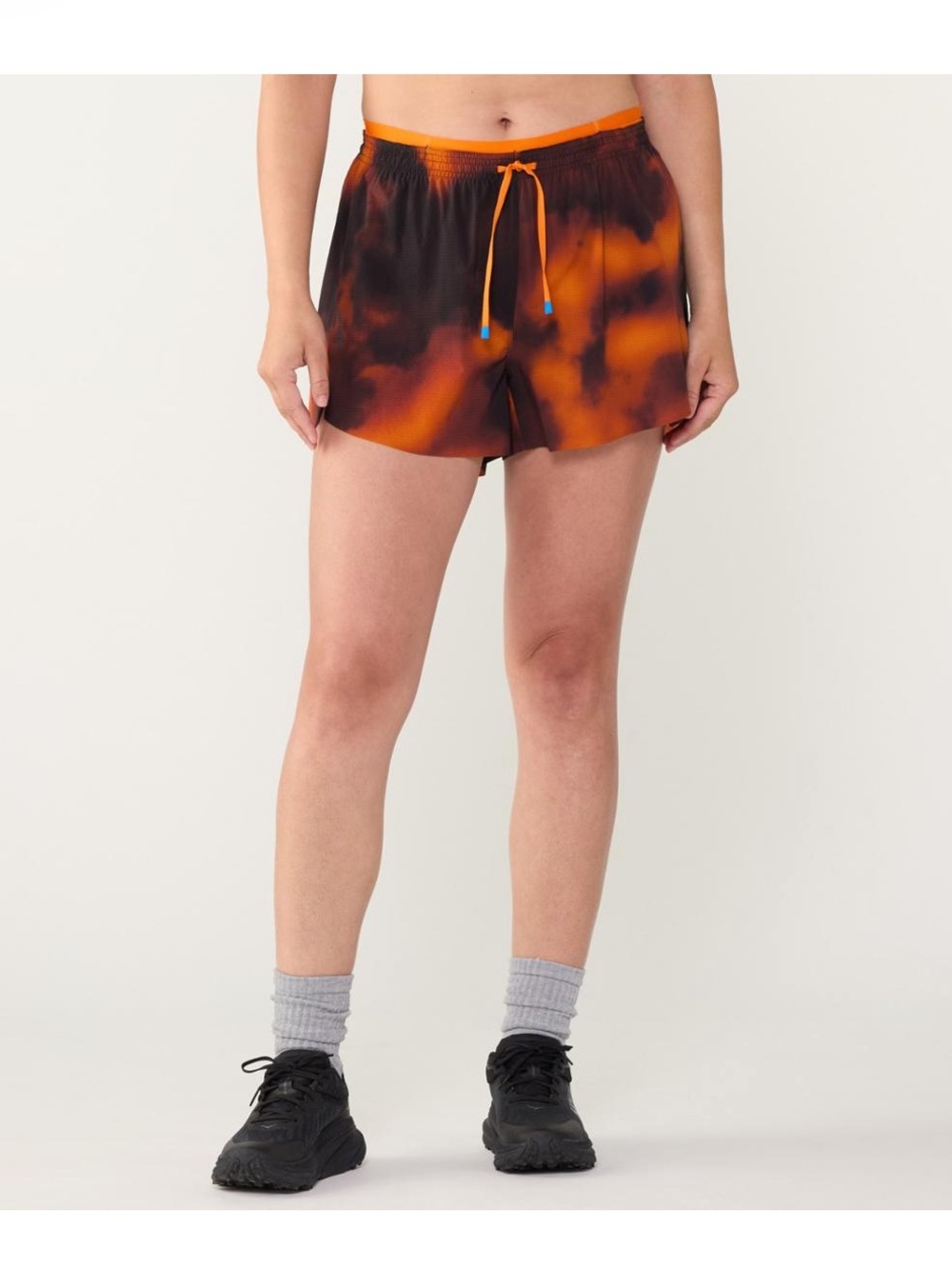 Janji 3” Multi Short Women’s Small Ambersky Color Orange Black GUC